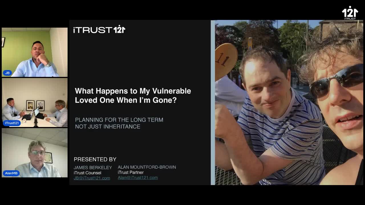 Vulnerable child estate planning webinar